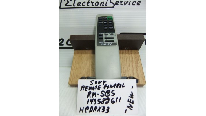 Sony RM-SG5 remote control